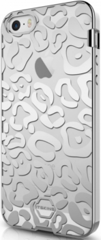 Чехол для iPhone SE ITSKINS Krom Gel Panther Silver Чехол для iPhone SE ITSKINS Krom Gel Panther Silver